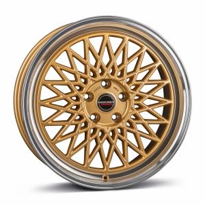 BORBET B Gold Rim Polished 8x17 5/112 ET30 B66.6 | Alk. 340,11 €
