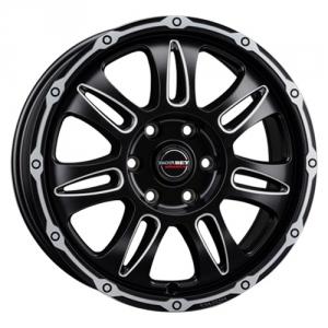 BORBET CW8 Black Rim Window Polished Matt 8x18 5/118 ET50 B71.1 | Alk. 399,09 €