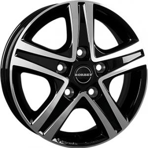 BORBET CWD Gloss Black  Polished 6x16 5/118 ET68 B71.1