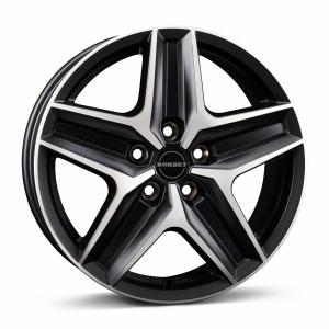BORBET CWZ Black Polished Matt 7.5x18 5/118 ET53 B71.1 | Alk. 379,01 €