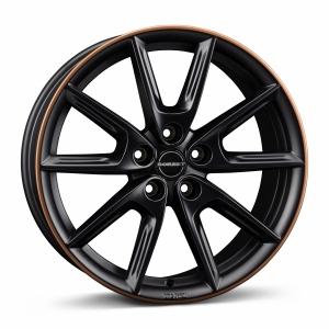BORBET LX18 Black Matt Rim Copper 8x18 5/112 ET40 B66.6 | Alk. 259,79 €