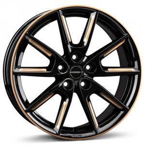 BORBET LX19 Black Glossy Gold Spoke Rim 8x19 5/108 ET45 B72.5 | Alk. 309,99 €