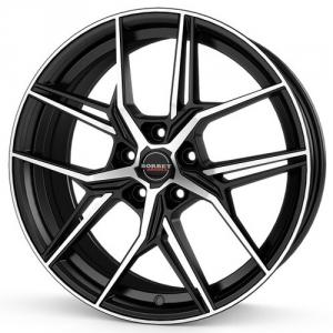 BORBET QX Black Polished Matt 8x19 5/112 ET49 B66.5 | Alk. 307,48 €