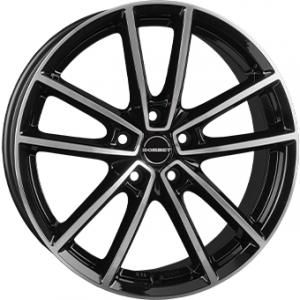 BORBET W Gloss Black Polished 8x18 5/112 ET44 B66.5 | Alk. 209,59 €