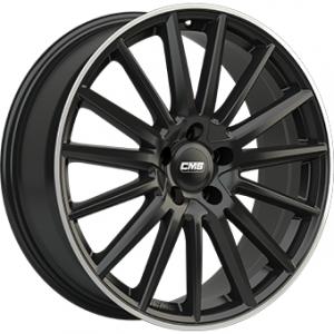 CMS C23 Gloss Black Polished lip 7.5x17 5/112 ET48 B66.5 | Alk. 179,47 €