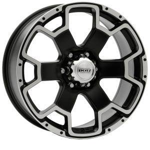 DOTZ Desert Matt Black Polished 8x17 6/139.7 ET35 B67.1 | Alk. 168,17 €