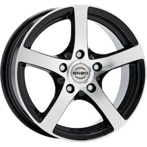 Enzo YLA Black Polished Trailer 5x13 5/112 ET30 B70.1 | Alk. 109,19 €