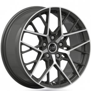 INFINY Tonix Satin Gunmetal Machined Face 8.5x19 5/112 ET30 B66.5