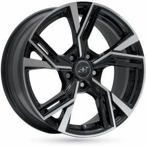 INFINY individual Stadt Individual Shiny Black Machined Face 8.5x19 5/112 ET32 B66.5