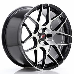 Japan Racing JR18 Gloss Black Machined Face 7x17 5/100 ET40 B73.1 | Alk. 220,72 €