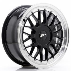 Japan Racing JR23 Gloss Black Machined LIP 8x17 5/100 ET35 B57.1