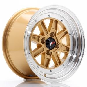 Japan Racing JR31 Gold Machined LIP 7.5x15 4/100 ET20 B73.1 | Alk. 209,59 €