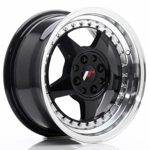 Japan Racing JR6 Gloss Black Machined LIP 8.5x18 5/114.3 ET22 B74.1