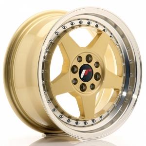 Japan Racing JR6 Gold Machined LIP 8x16 4/100 ET30 B67.1 | Alk. 228,16 €