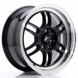 Japan Racing JR7 Gloss Black Machined LIP 7x15 4/100 ET38 B73.1 | Alk. 199,55 €