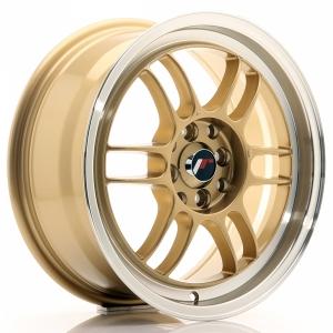Japan Racing JR7 Gold Machined LIP 7x16 4/100 ET38 B73.1 | Alk. 209,59 €