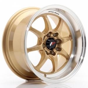 Japan Racing TF2 Gold Machined LIP 7.5x15 4/100 ET10 B73.1 | Alk. 209,59 €