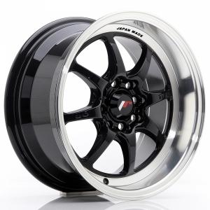 Japan Racing TF2 Shiny Black 7.5x15 4/100 ET10 B73.1 | Alk. 209,59 €
