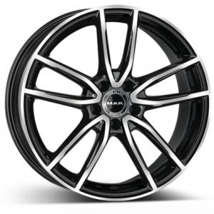MAK Evo Black Polished 9x19 5/112 ET20 B66.6 | Alk. 370,23 €
