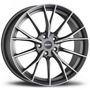 MAK Fabrikt Gunmetal Machined Face 8x19 5/112 ET27 B66.6 | Alk. 330,07 €