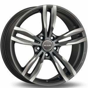 MAK Luft-FF Gun Metal Machined Face 8x17 5/120 ET53 B72.6 | Alk. 269,83 €