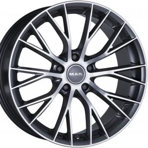 MAK Munchen Gunmetal Machined Face 8x18 5/120 ET30 B72.6 | Alk. 320,03 €