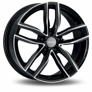 MAK Sarthe Black Machined Face 8x18 5/112 ET39 B66.5 | Alk. 241,80 €