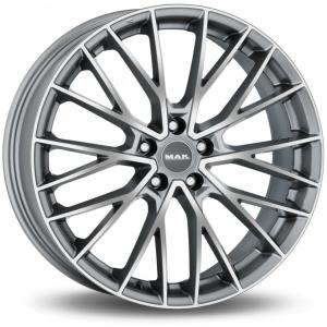 MAK Speciale Gun Metal Machined Face 9x21 5/114.3 ET40 B76 | Alk. 536,92 €