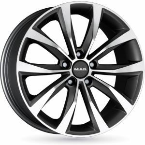 MAK Wolf Gun Metal Machined Face 8x18 5/112 ET30 B57.1 | Alk. 179,47 €