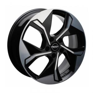 Mega Wheels Triton Black front polished 8.5x20 5/114.3 ET53 B67.1 | Alk. 284,89 €