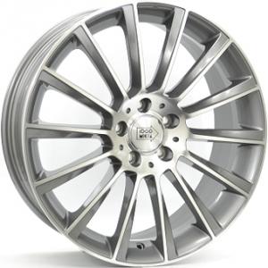 Mille Miglia MM047 Anthracite  Polish 8x18 5/112 ET45 B66.6