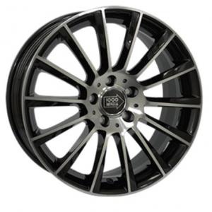 Mille Miglia MM047 Gloss Black  Polished lip 8x18 5/112 ET35 B66.6