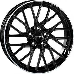 Monaco GP11 Gloss Black Polished lip 8x19 5/112 ET35 B66.5 | Alk. 187,24 €