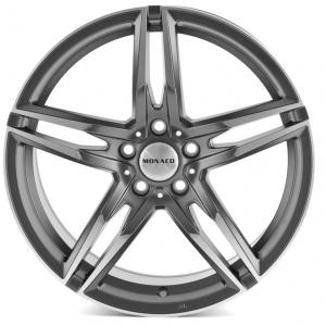 Monaco Grand Prix Matt Anthracite Polished 8x18 5/108 ET45 B63.4
