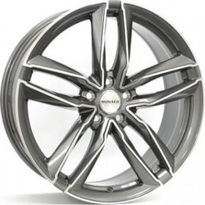 Monaco MC2 Anthracite Polish 8x18 5/112 ET45 B66.5