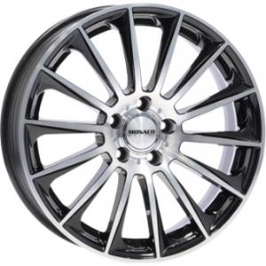 Monaco MC9 Gloss Black Polished 8x18 5/112 ET45 B66.6 | Alk. 189,72 €