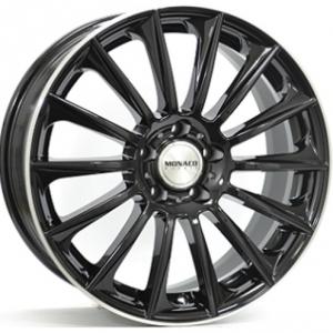 Monaco MC9 Gloss Black Polished lip 8x18 5/112 ET35 B66.6 | Alk. 189,72 €
