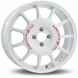 OZ Leggenda White Red Lettering 7x17 4/100 ET30 B68 | Alk. 459,33 €