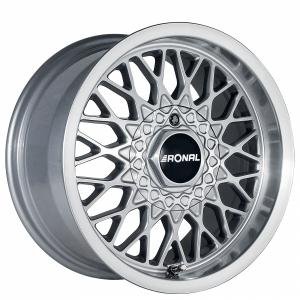 RONAL LS Silver Polished 7.5x15 4/100 ET25 B57.1