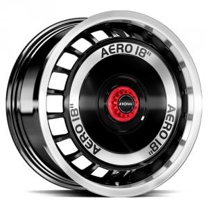 RONAL R50 REV-B Black Front Cut 8x18 5/110 ET35 B65.1