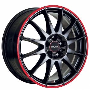 RONAL R54 Black Red 7x17 5/114.3 ET40 B82 | Alk. 281,48 €