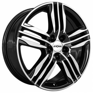 RONAL R57 Black Polished 7.5x17 5/105 ET42 B56.6 | Alk. 264,12 €