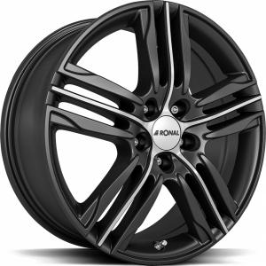 RONAL R57 Matt Black front cut 7.5x18 5/112 ET51 B76 | Alk. 330,07 €