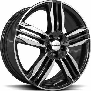 RONAL R58 Black front cut 10x22 5/112 ET21 B66.6 | Alk. 486,08 €