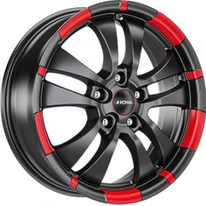 RONAL R59 Dull Black Red 7.5x17 5/114 ET40 B82 | Alk. 320,03 €