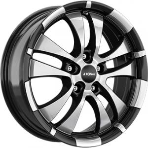 RONAL R59 Gloss Black Polished 7x16 5/112 ET40 B76 | Alk. 238,08 €