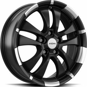 RONAL R59 Jet Black Matt rim LIP cut 7.5x17 5/112 ET52 B76 | Alk. 267,84 €