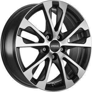 RONAL R61 Jet Black Matt front cut 7.5x17 5/112 ET52 B76 | Alk. 269,83 €