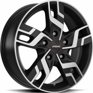 RONAL R64 Jet Black Matt front cut 6.5x16 5/112.0 ET52 B76 | Alk. 262,00 €
