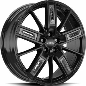 RONAL R67 Grey Left Jet Black 8x18 5/112 ET30 B66.6 | Alk. 320,03 €